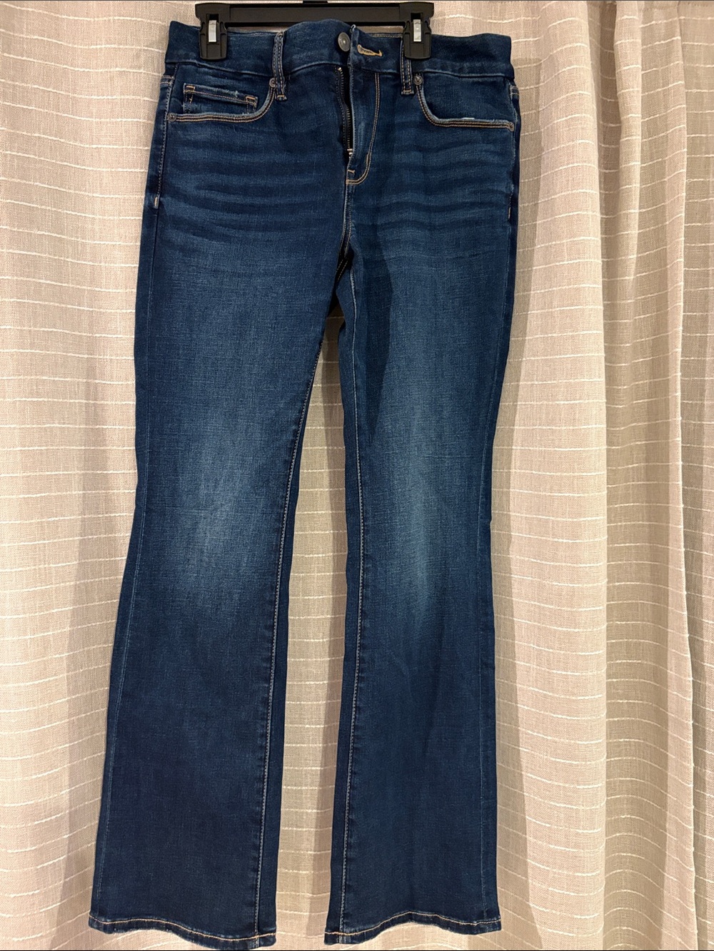 American eagle Women's Dark Blue curvy high rise skinny kick